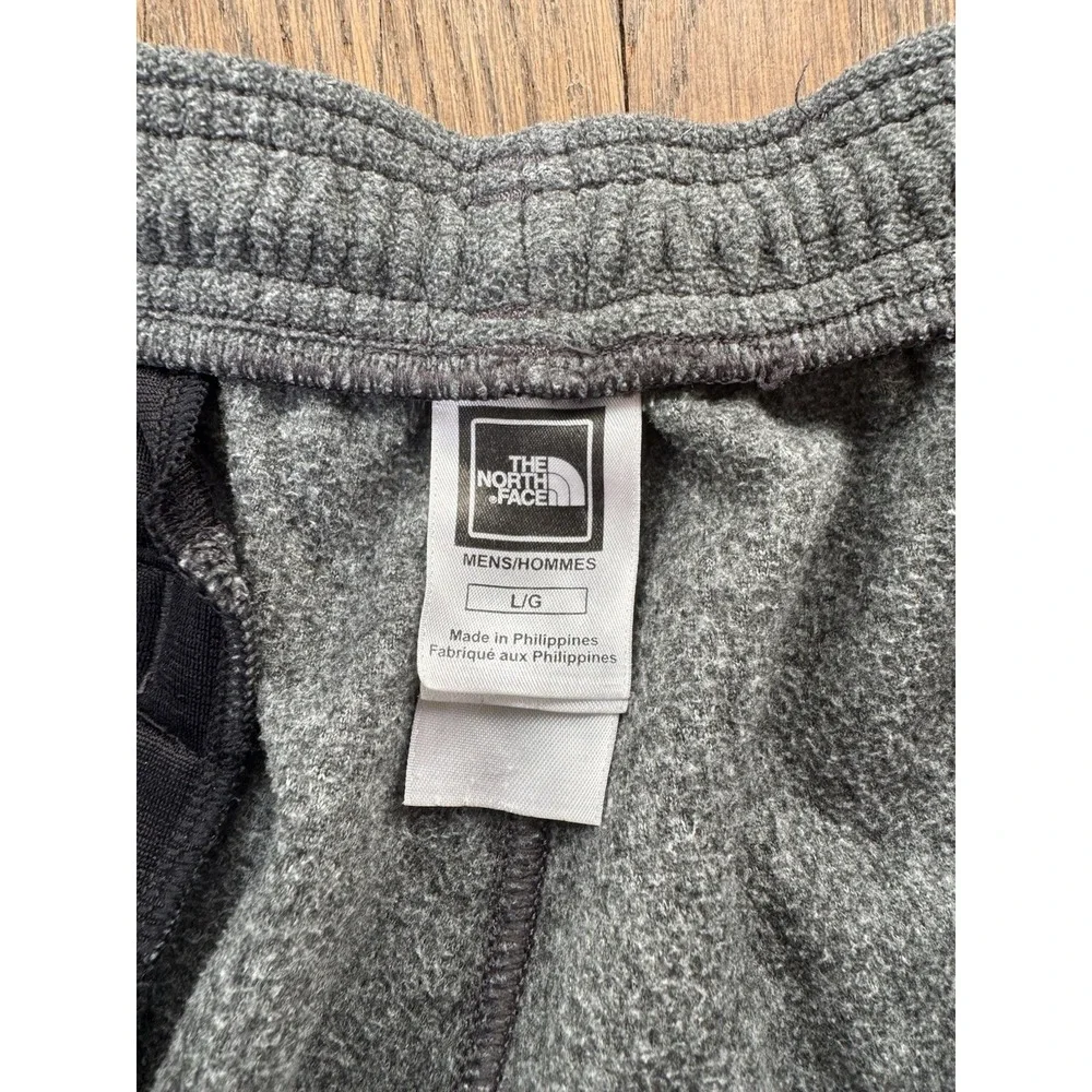 The North Face Mens TKA 100 Fleece Sweatpants Gray Size Large Joggers